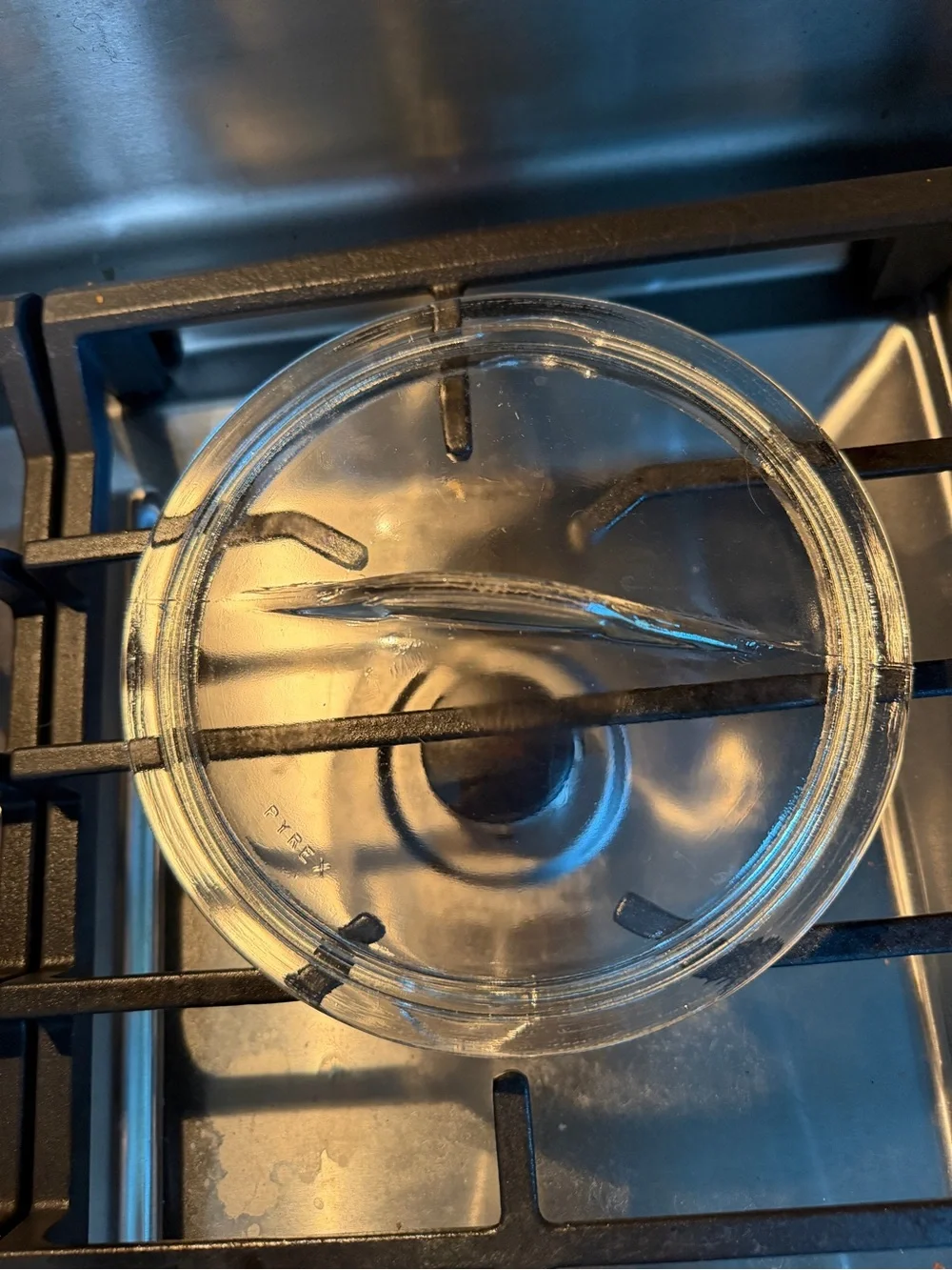 Pyrex Flameware Glass Saucepan with Lid and Handle